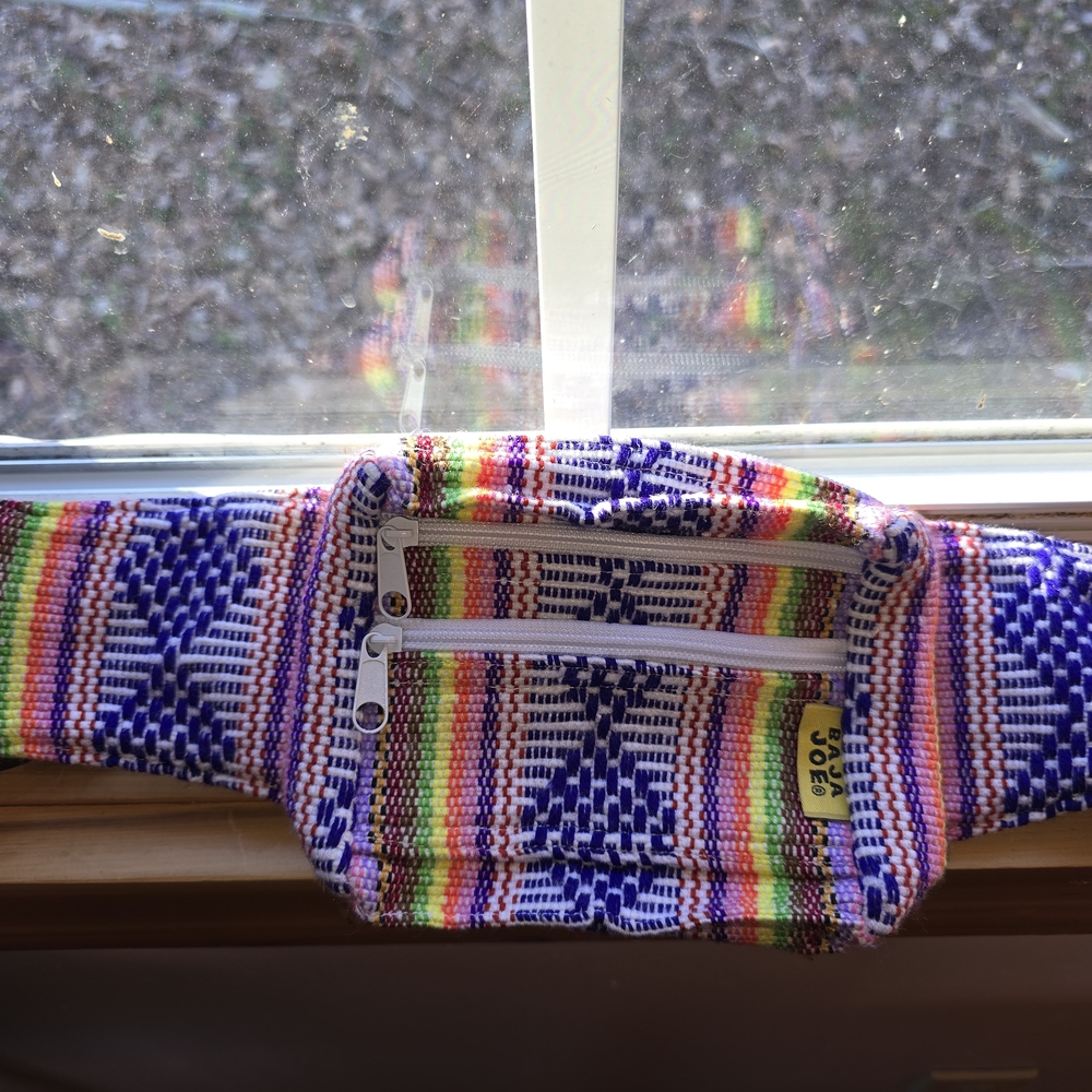 Colorful Patterned Waist Bag